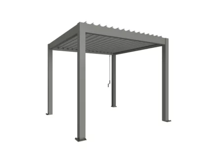 Pérgola Biohort 3x3 Kwartsgrijs metálica / de plata metálica (B489220)