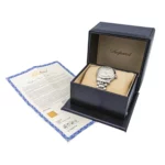 Reloj CHOPARD "Happy Sport" en acero, zafiro y diamante - Imagen 2
