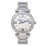 Reloj CHOPARD "Imperial" de acero, nácar, amatista, zafiro y diamantes