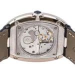 Reloj CARTIER "Baignoire" de oro blanco, zafiro y piel - Imagen 3