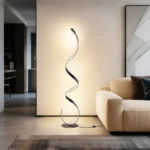 Lámpara de pie LED escultórica