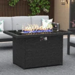Mesa de Fuego Exterior Rectangular de Acero Inoxidable - Imagen 5