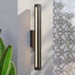 Aplique LED lineal contemporáneo de aluminio