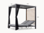 Cama Balinesa de Jardín Alex de Aluminio - Imagen 10