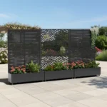 Celosía Decorativa de Jardín con Jardinera y Ruedas - Imagen 2