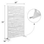 Panel Decorativo de Privacidad en Metal Galvanizado - Imagen 5